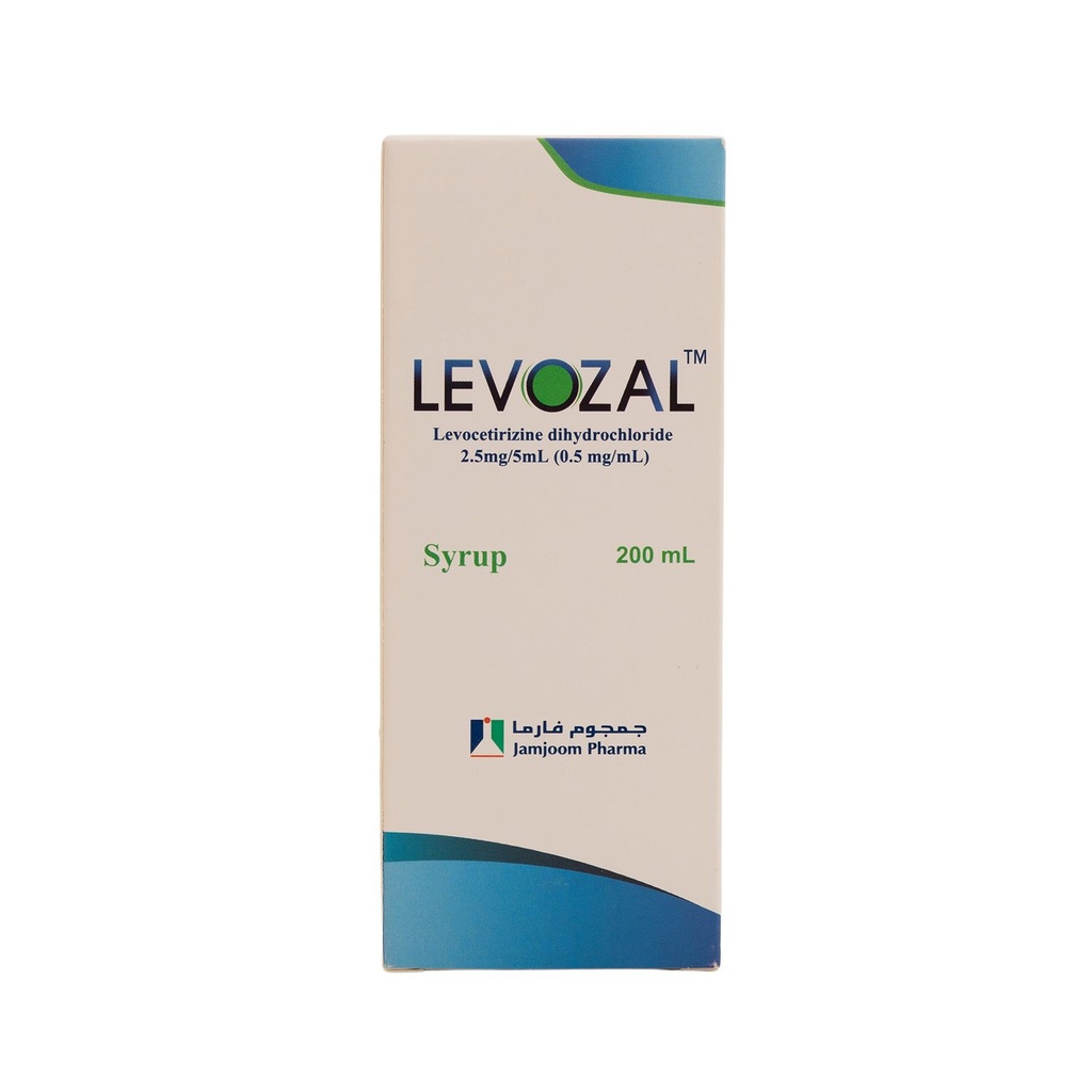 Levozal 2.5mg/5ml Syrup 200ml