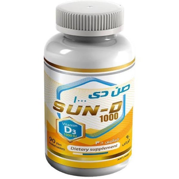 Sun-D Vitamin D3 1000iu Tablets 90