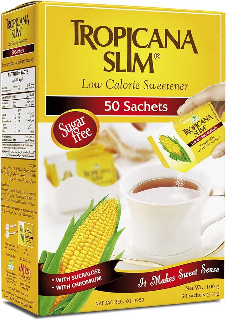Tropicana Slim Sweetener Sachets 50s