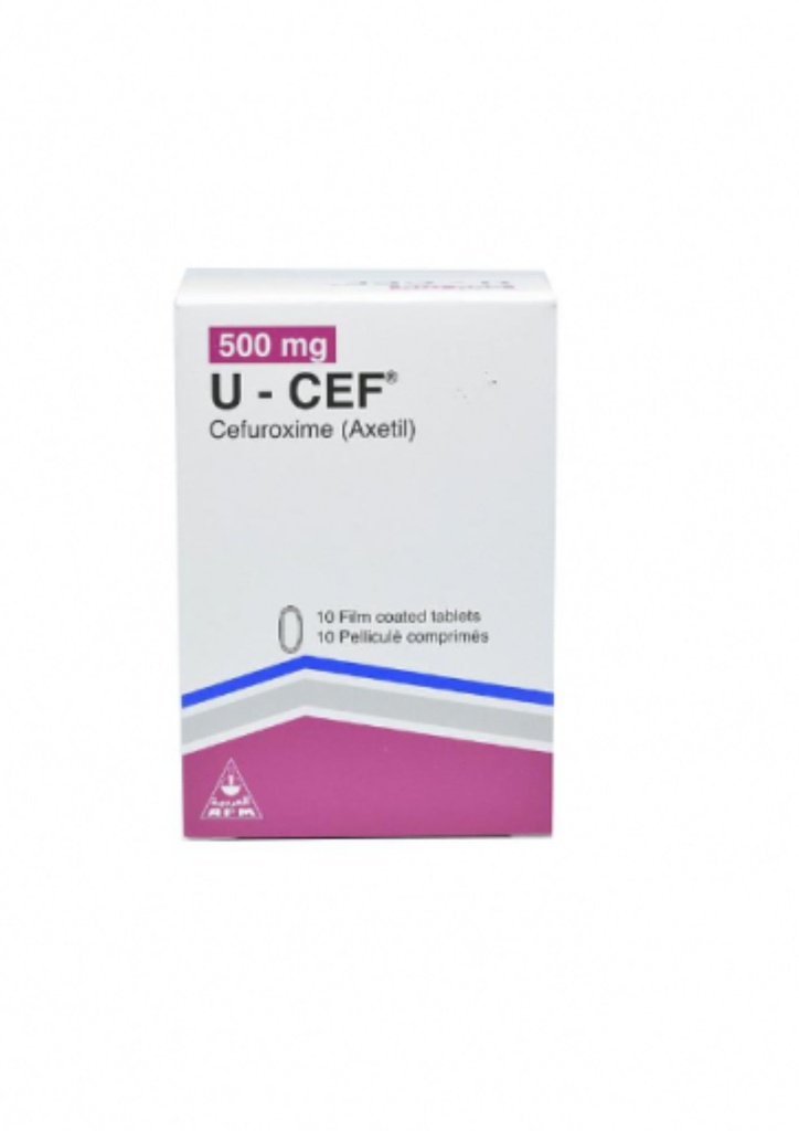 U-Cef 500mg Tablets 10