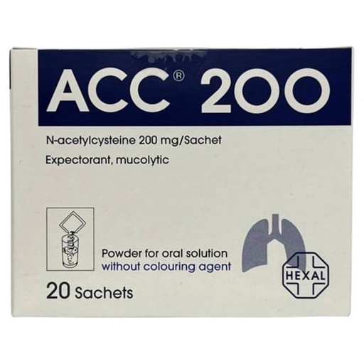 [72] ACC Mucolytic 200mg Sachets 20pcs