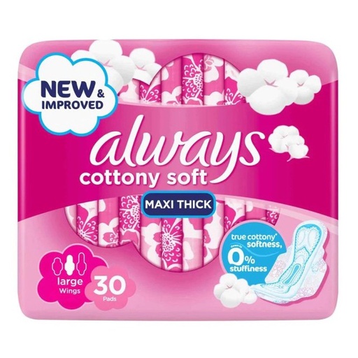 [373] Always Pink Cotton Maxi Thick Large 10 pcs