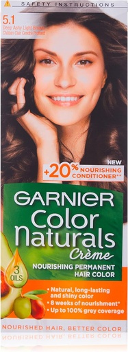 [27227] Garnier Color Naturals 5.1 Light Ash Brown Hair Color