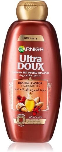 [28768] Garnier Ultra Doux Castor & Almond Shampoo 600ml