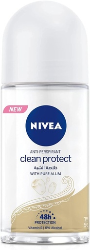 [28919] Nivea Clean Protect With Pure Alum 48h 50ml