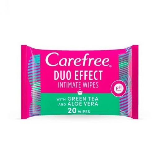 [29618] Carefree Duo Effect Intimate Wipes 20w