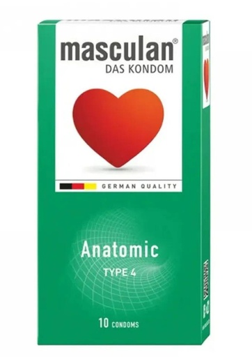 [1186] Masculan Condom Anatomic Type 4 10s