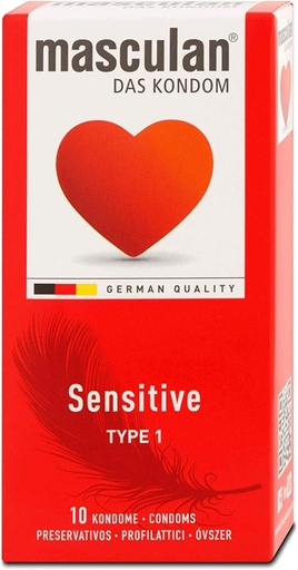 [1192] Masculan Sensitive Type 1 Condoms 10s