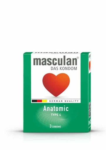 [1197] Masculan Condom Anatomic Type 4 3s