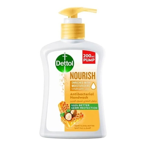 [29747] Dettol Liquid Hand Wash Nourish Honey 200ml