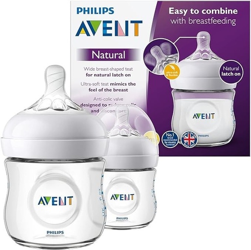 [29990] Philips Avent Natural 2.0 Feeding Bottle 125ml x2