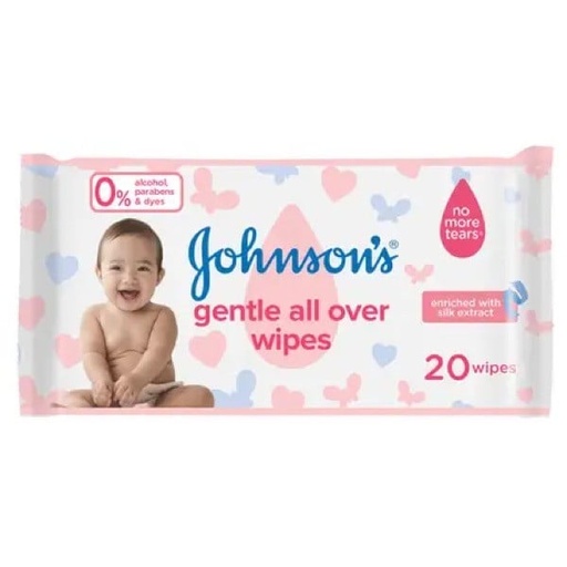 [30117] J.B. Gentle All Over Wipes 20 wipes