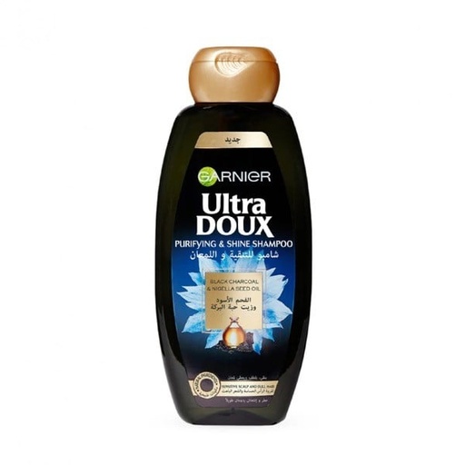 [30945] Garnier Ultra Doux Black Charcoal Shampoo 200ml