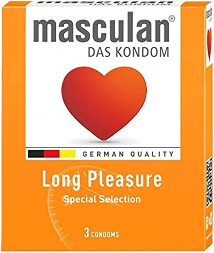 [1796] Musculan Long Pleasure Condoms 3 pcs