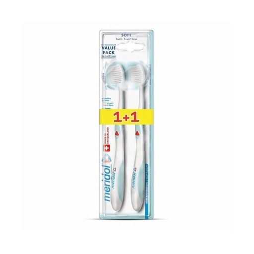 [31674] Meridol Toothbrush Twinpack Soft 12x1