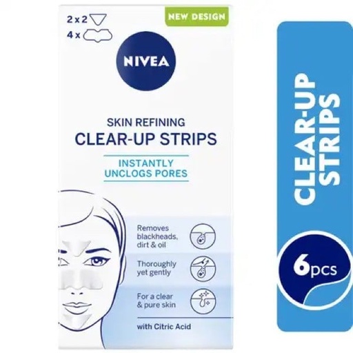 [2508] Nivea Clear-Up Strip 6 pcs
