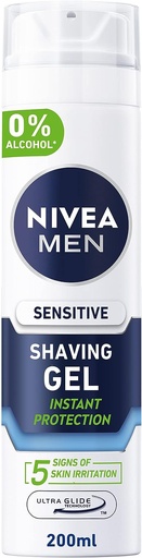[2597] Nivea Sensitive Shaving Gel 200ml