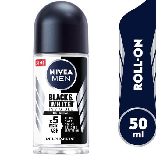[2605] Nivea Men Black & White Invisible Roll-On Deodorant 50ml