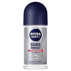 [2606] Nivea Deo Silver Protect Roll On Men 50ml