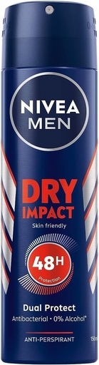 [2610] Nivea Men Dry Impact Deodorant Spray 150ml