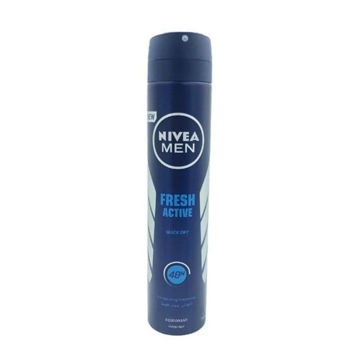 [2614] Nivea Men Fresh Active Deodorant Spray 200ml