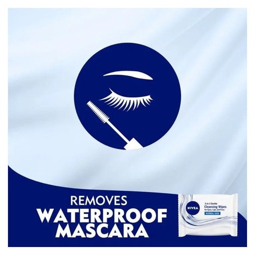 [2693] Nivea Gentle Cleansing Wipes 25 pcs