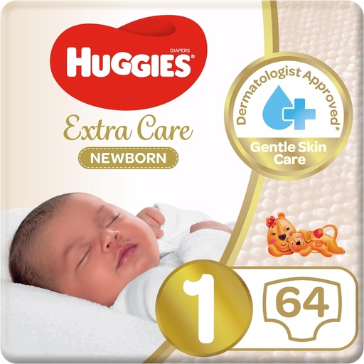 [31848] Huggies Malibu Diapers Size 1 Jumbo Pack 2*64