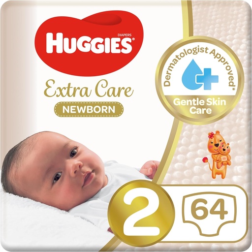 [31849] Huggies Malibu Diapers Size 2 3-6kg Jumbo Pack 2*64