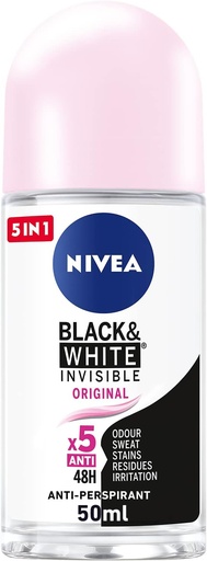 [2722] Nivea Deo Roll-On Black & White Women 50ml