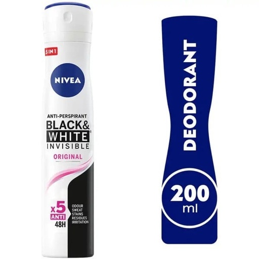 [2725] Nivea Deo Black & White Women Spray 200ml