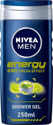[2733] Nivea Shower Gel Body, Face & Hair Energy 250ml