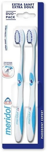 [32251] Meridol Parodontal Expert Toothbrush Medium 2 Pack