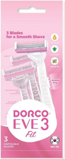 [32291] Dorco 3 Fit For Lady Razor 3+1 pcs