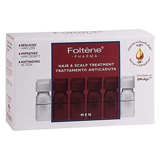 [32419] Foltene Hair Loss Treatment Ampoules for Men 12 Amp 6ml