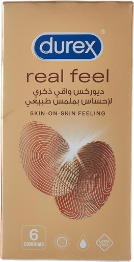 [32430] Durex Real Feel Condoms 6 pcs