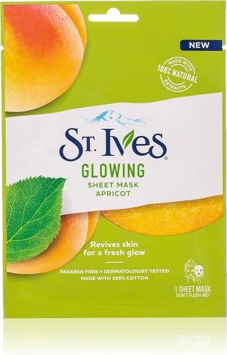 [32563] St. Ives Glowing Apricot Sheet Mask 1 Sheet