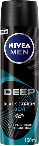 [32708] Nivea Men Deep Carbon Spray 150ml