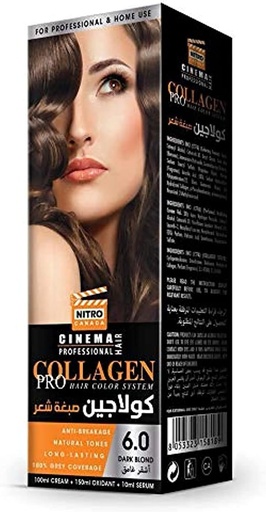 [33181] Eveline Cosmetics Collagen Hair Color 6.0