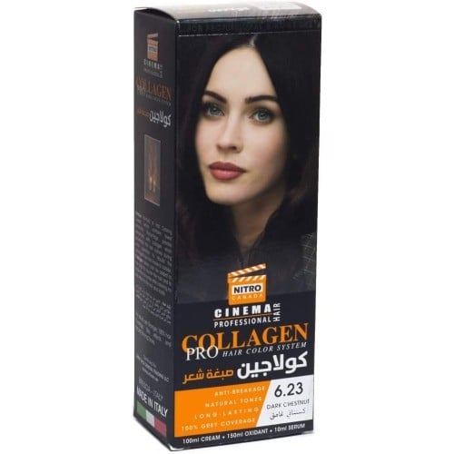 [33183] Eveline Collagen Hair Color 6.23