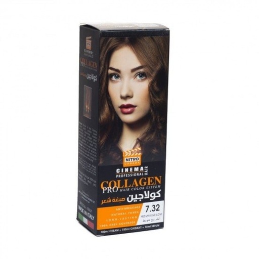 [33192] Eveline Cosmetics Collagen Hair Color 7.32