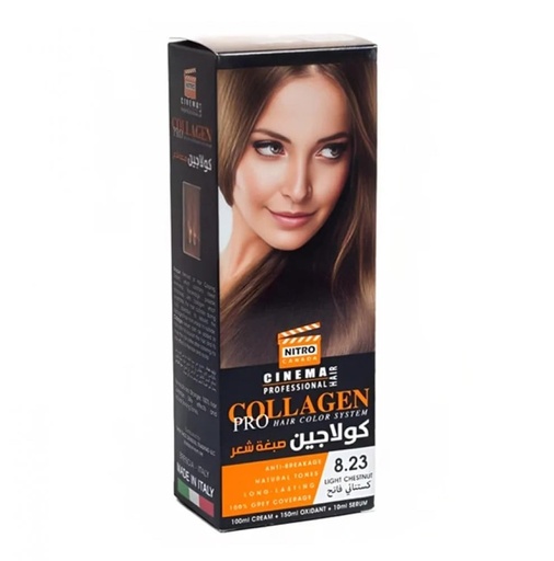 [33199] Eveline Cosmetics Collagen Hair Color 8.23