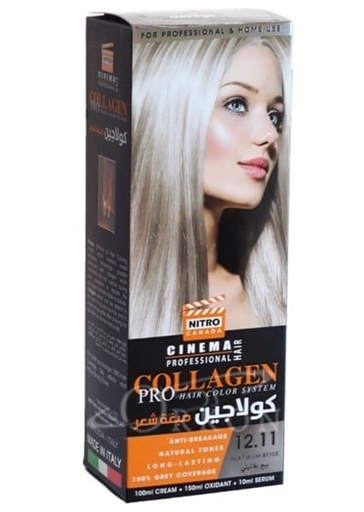 [33205] Eveline Cosmetics Collagen Hair Color 12.11