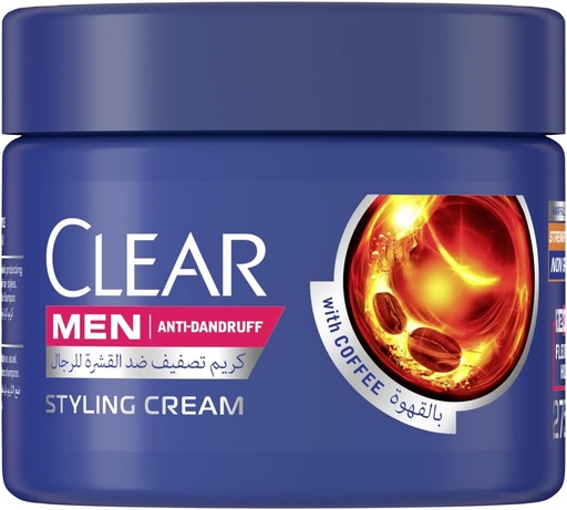 [33616] Clear Men Anti-Dandruff With Coffee Styling Cream 275ml