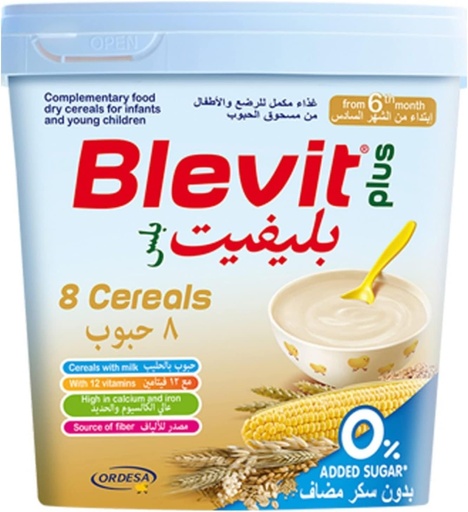 [33746] Blevit 8 Cereals 0% Added Sugar 250g