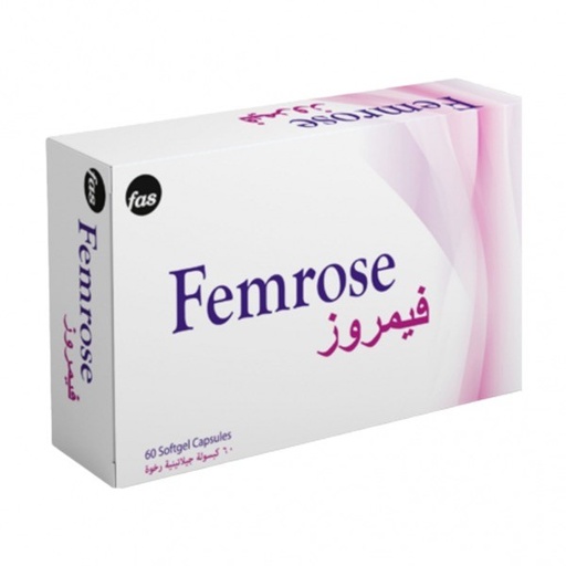 [33753] Femrose Evening Primrose Oil 60 Softgel Capsules