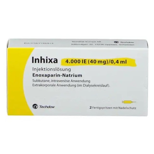 [33930] Inhixa 4000iu 40mg/0.4ml Injection 1