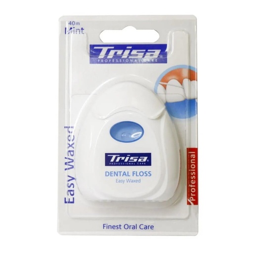 [3919] Trisa Dental Floss Easy Waxed Mint 40m
