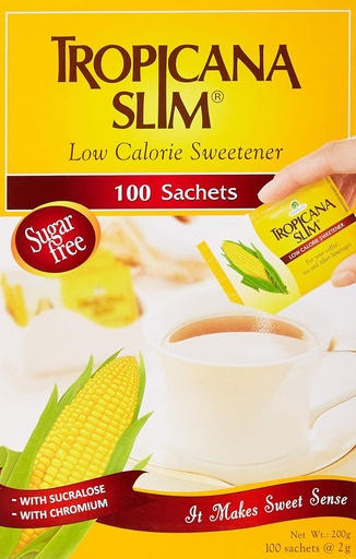 [4018] Tropicana Slim Sweetener Sachets 100s