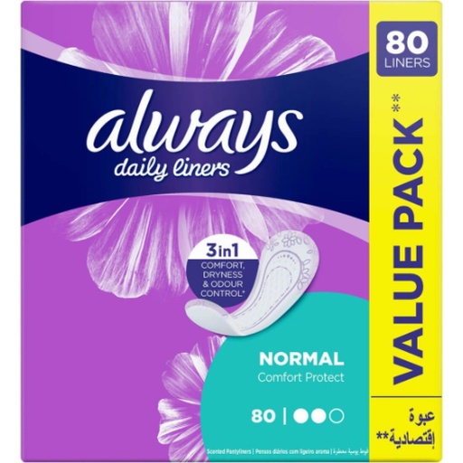 [34060] Always Daily Liners 80 pcs