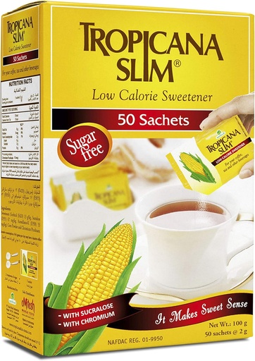[4020] Tropicana Slim Sweetener Sachets 50s